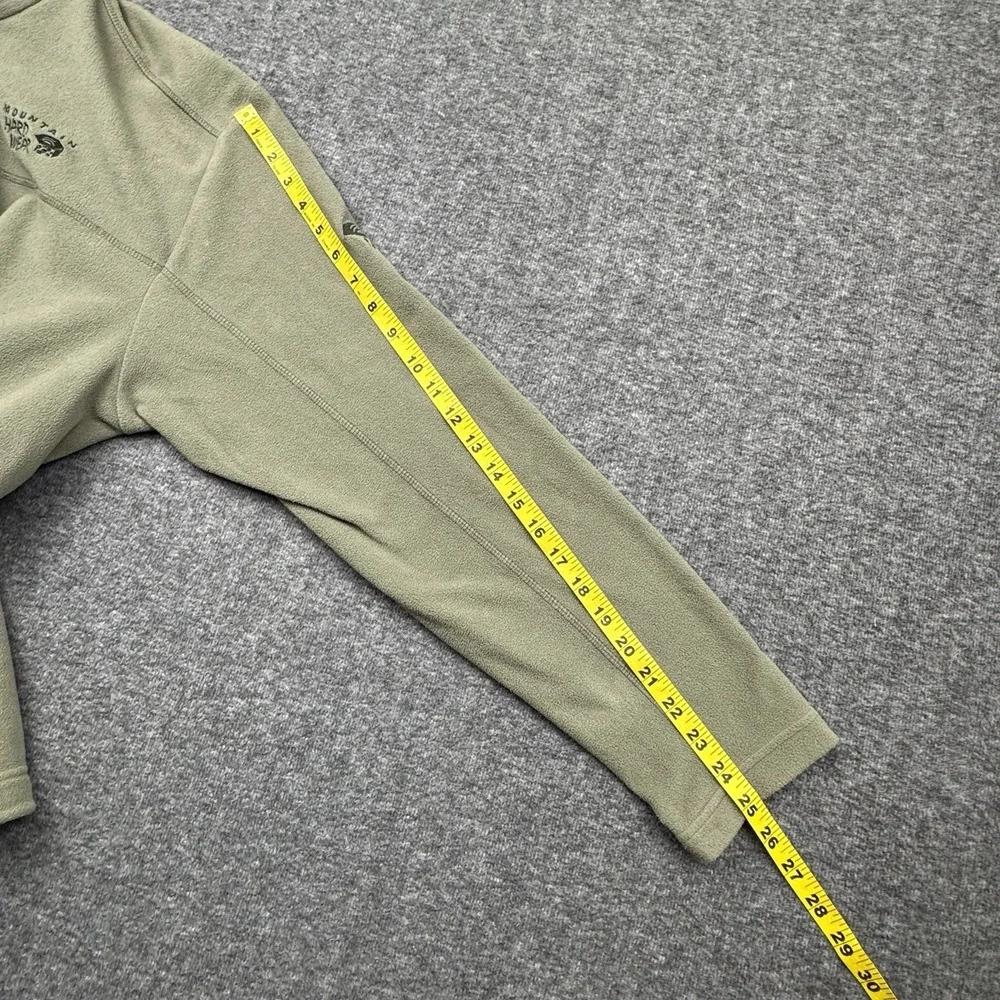 Mountain Hardware Fleece Mens Size XL Olive‎ Green Full Zip Hiking Gorpcore